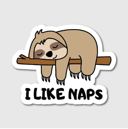 I Like Naps Sticker