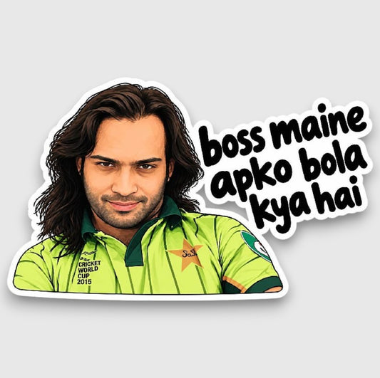 Waqar Zaka Funny Sticker