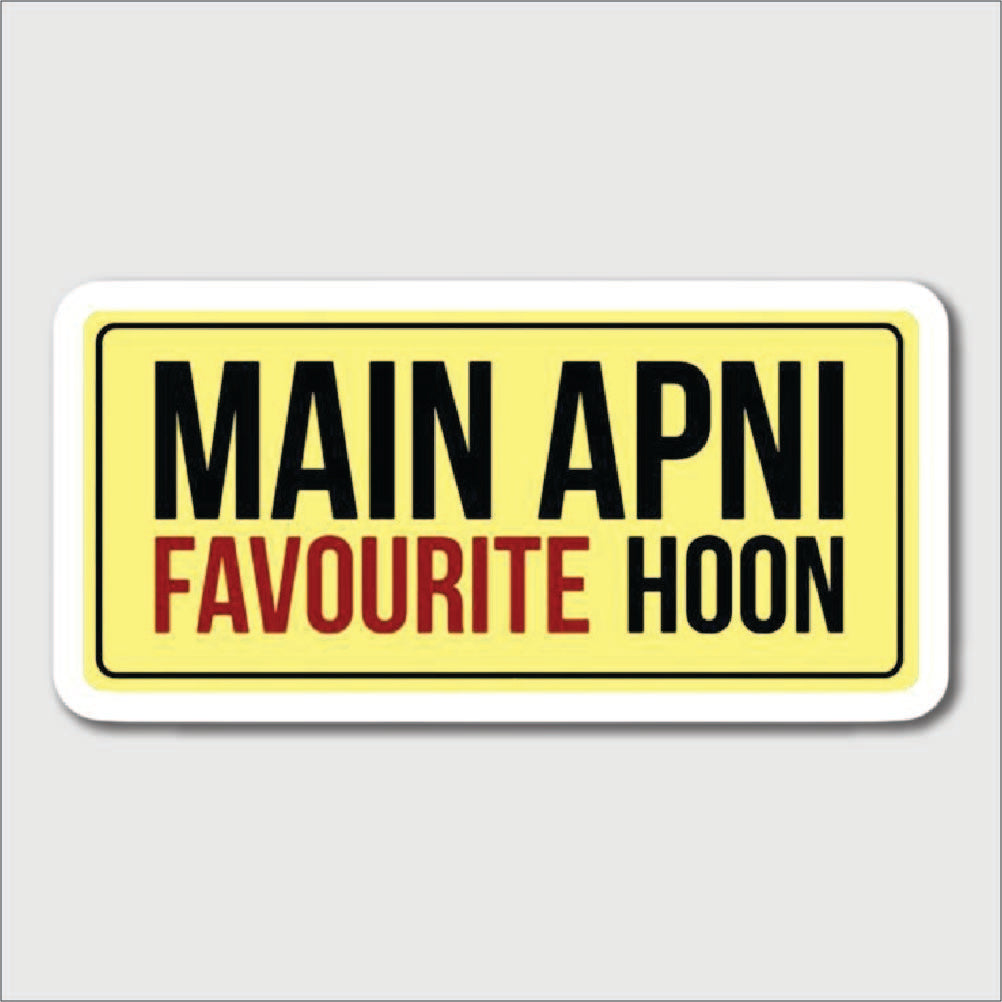 Main Apni Favourite Hoon Sticker