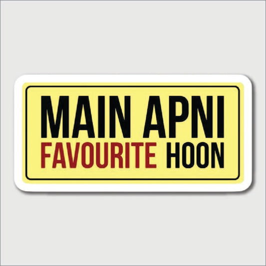 Main Apni Favourite Hoon Sticker