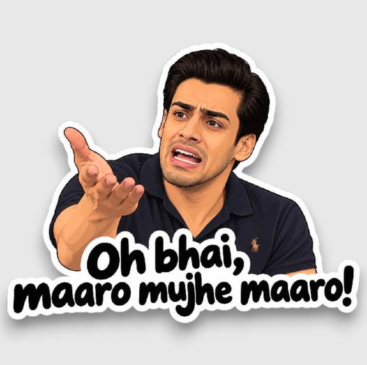 Maaro Mujhe Maaro Sticker