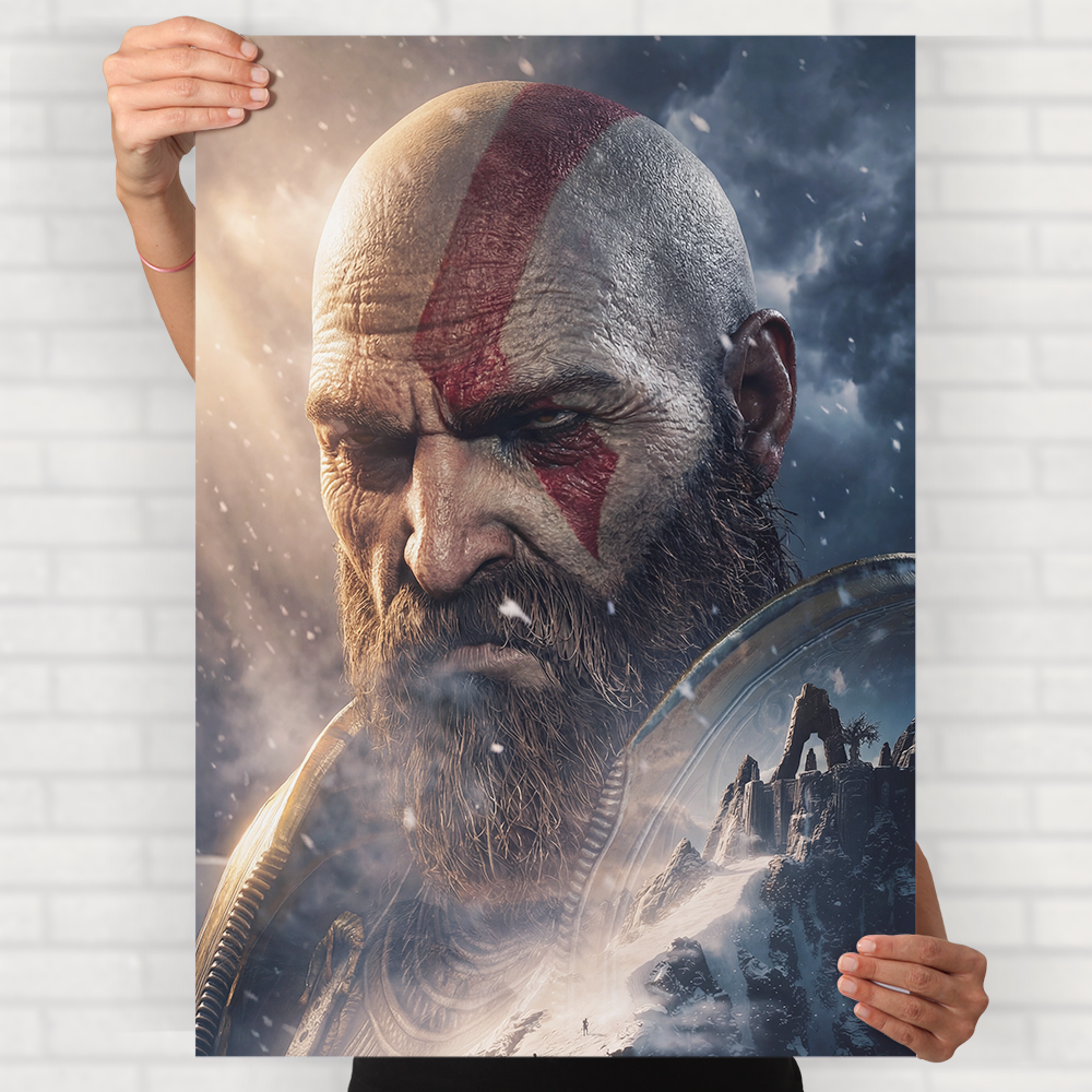 God Of War Game Kratos Poster
