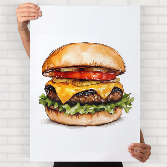Burger Poster
