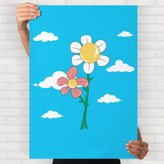 Cute Flowers Poster