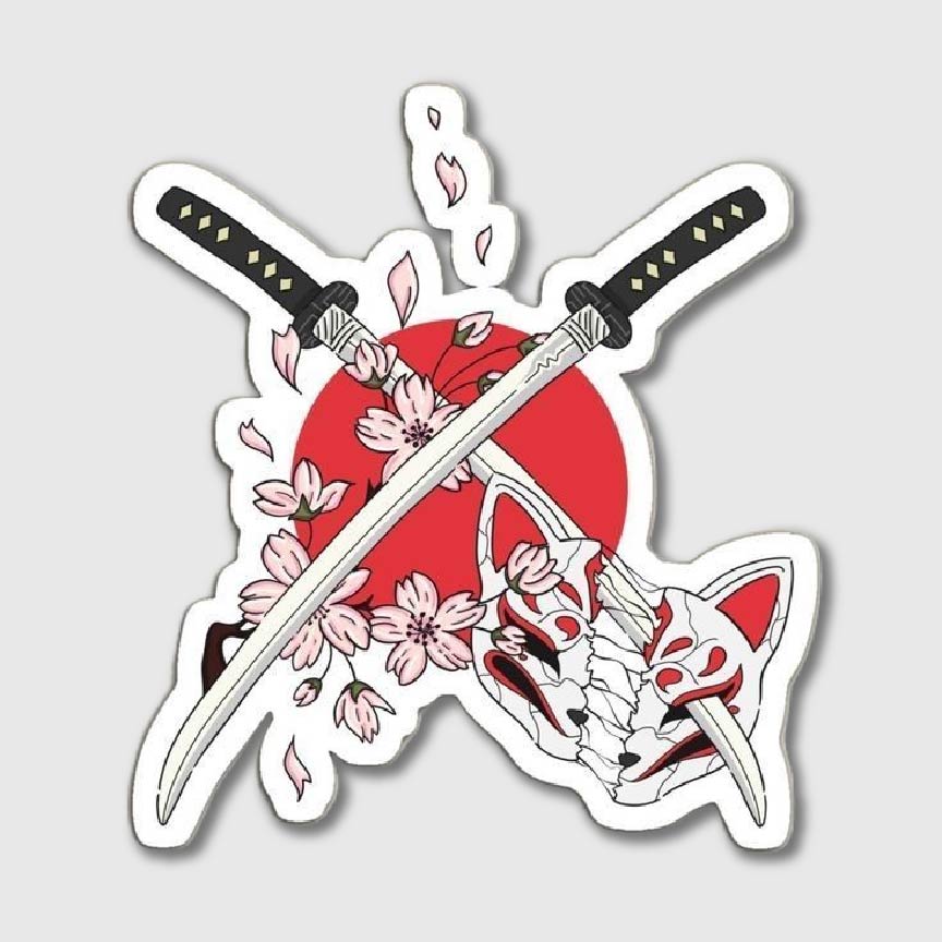 Japan Sword Sticker