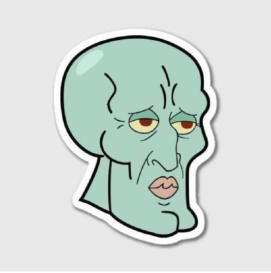 Giga Squidward Sticker