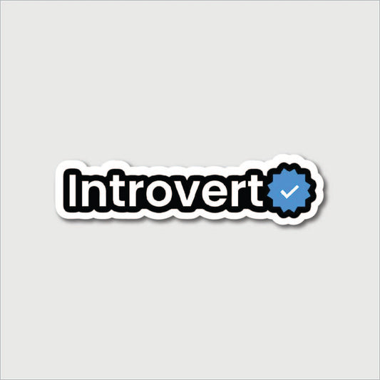 Introvert Sticker