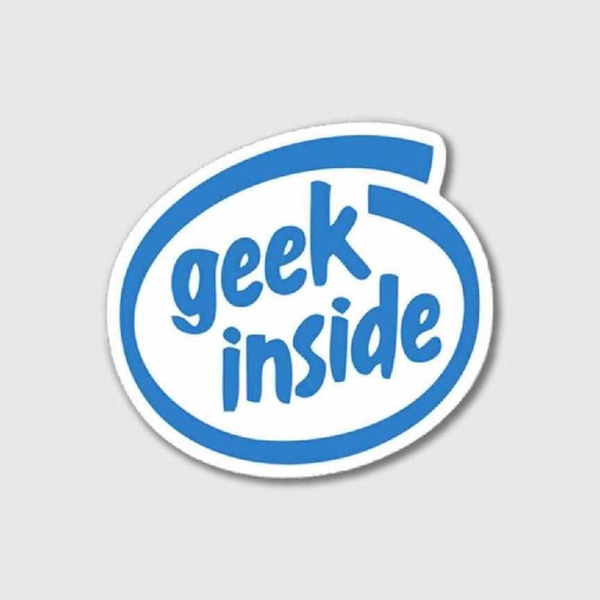 Geek Inside Sticker