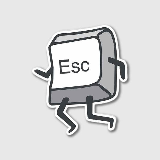 ESC Key Sticker