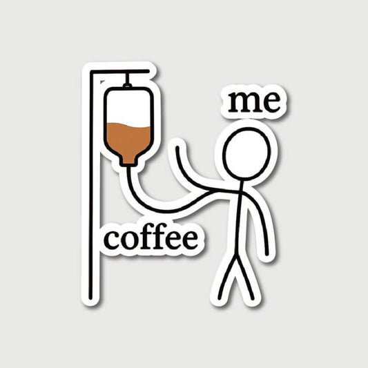 Coffee + Me Sticker