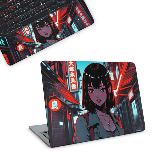 Anime Girl Macbook Skin