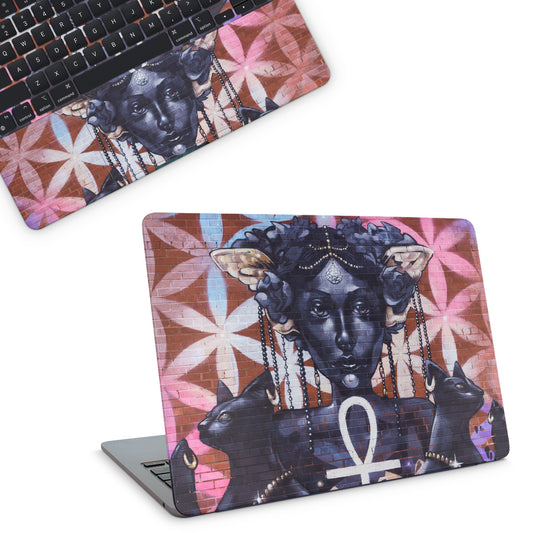 Cat Goddess Macbook Skin