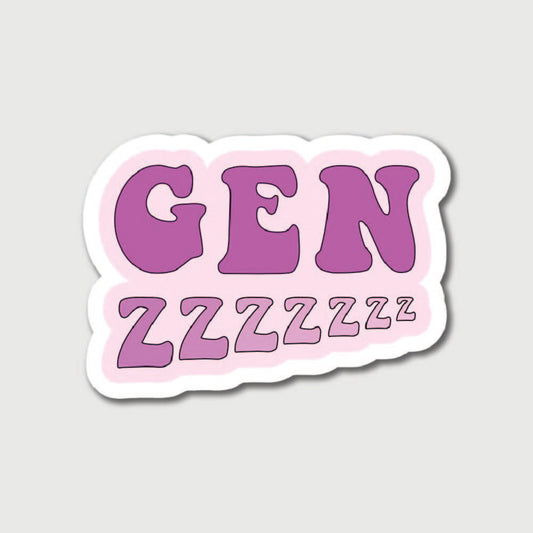 Gen Zzzzz Sticker