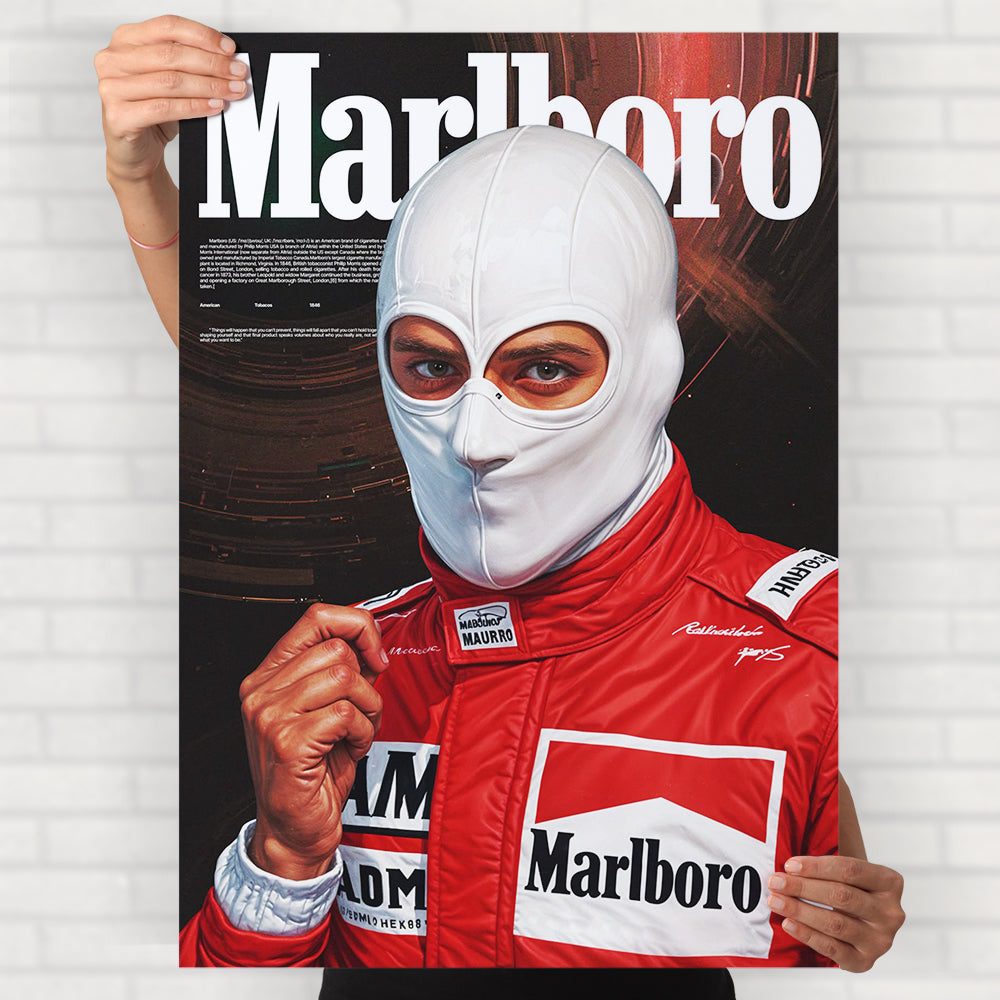 Niki Lauda F1 Poster