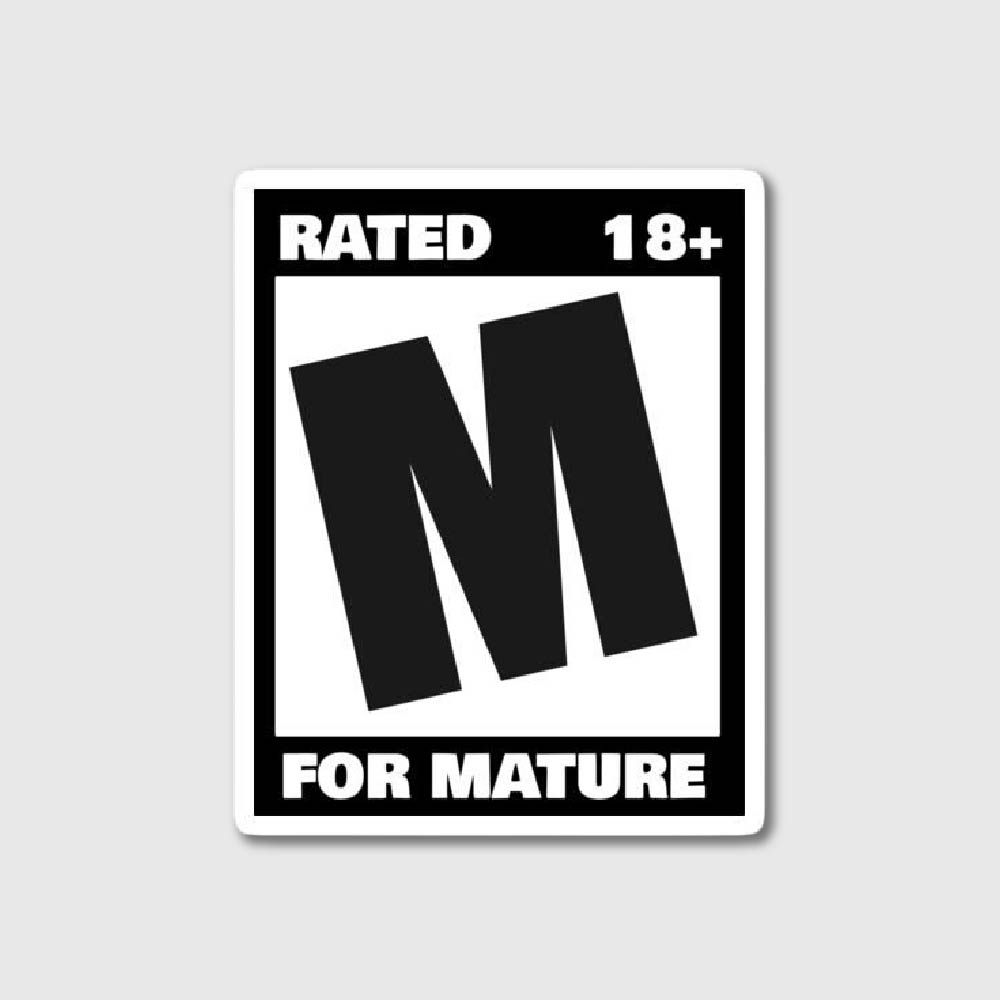 Mature Sticker