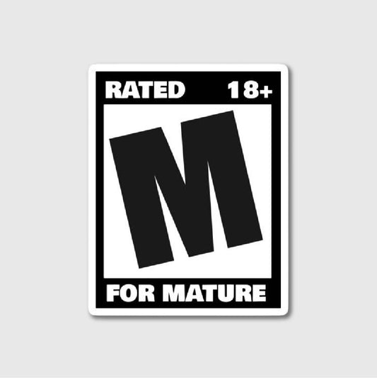 Mature Sticker