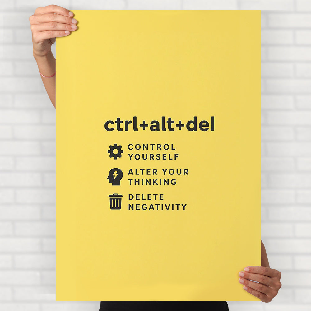 Ctrl+alt+del Poster