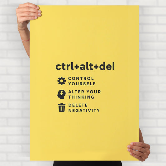Ctrl+alt+del Poster