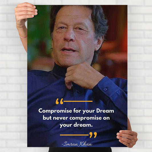 Imran Khan Motivational Poster