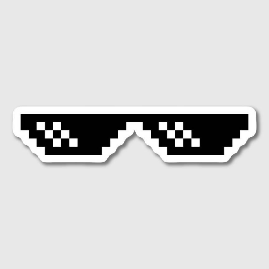 Swag Glasses Sticker