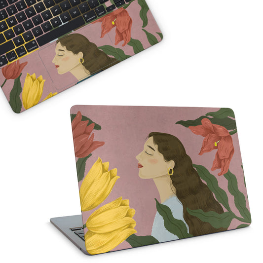 Floral Scent MacBook Skin