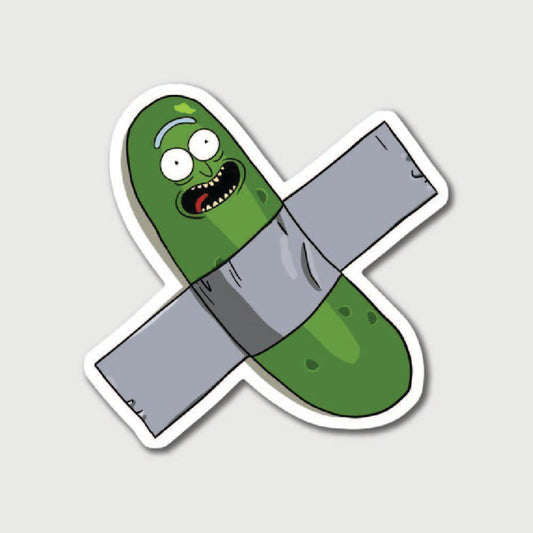 Pickle Taped Sticker