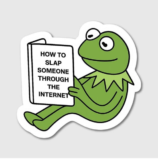 Slap Through Internet Sticker