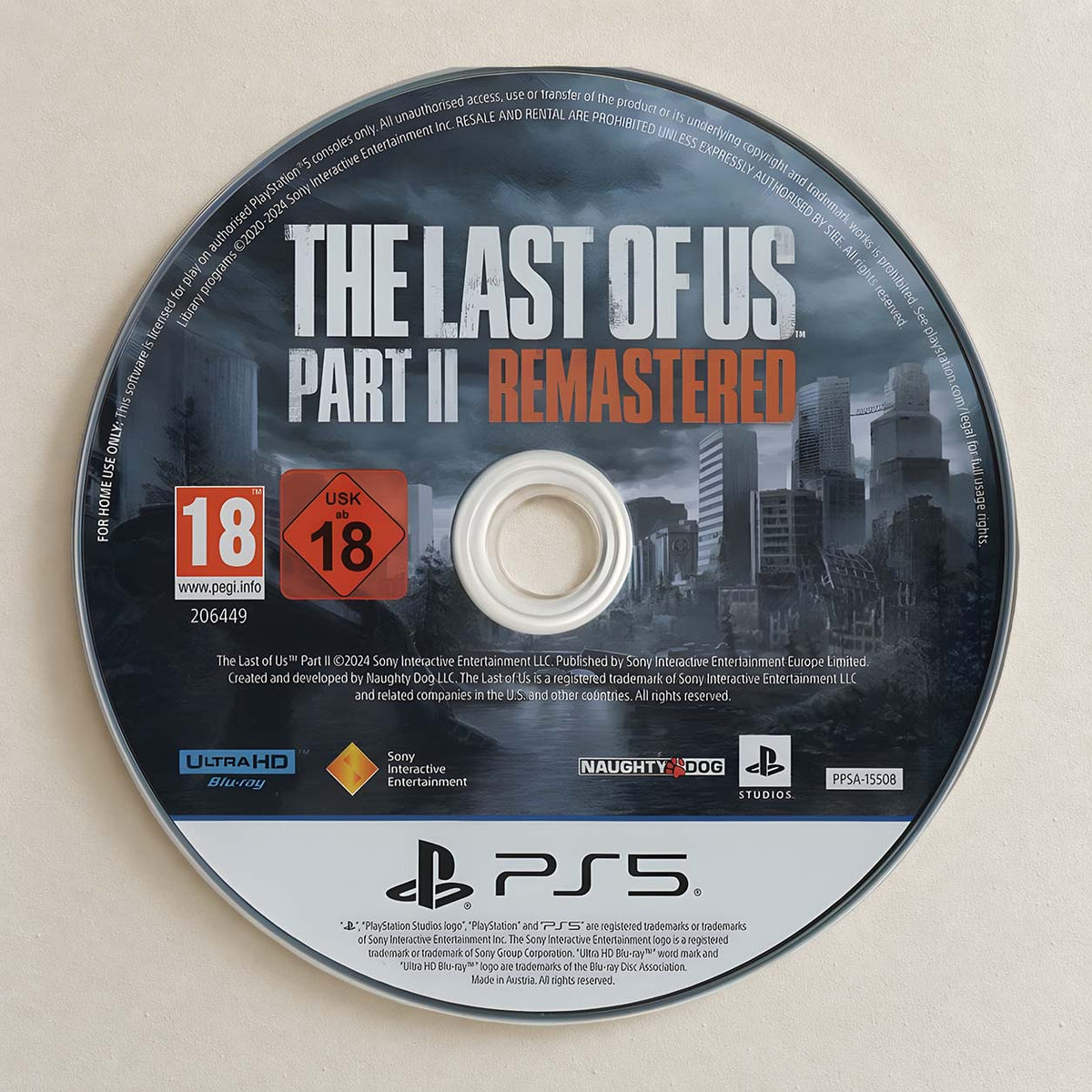 Last Of Us Part 2 Remastered Acrylic CD