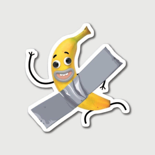 Banana Taped Sticker