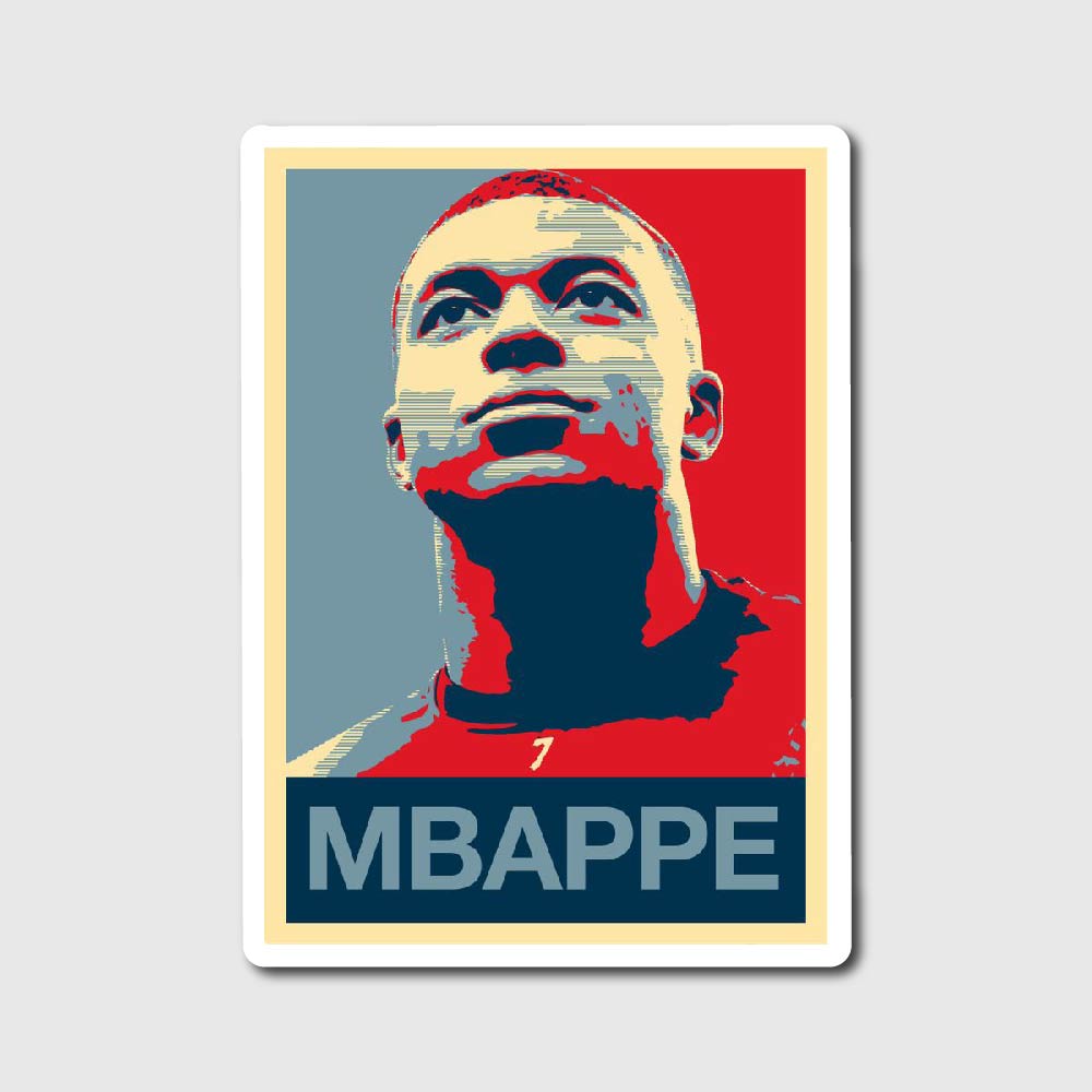 Mbappe Poster Sticker