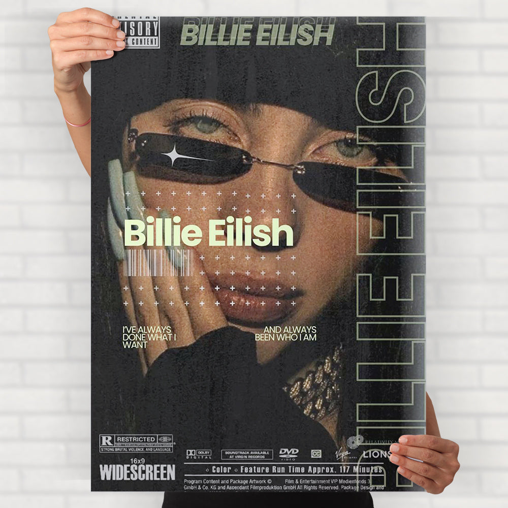 Graphic Billie Eilish Poster