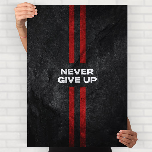 Never Give Up Poster