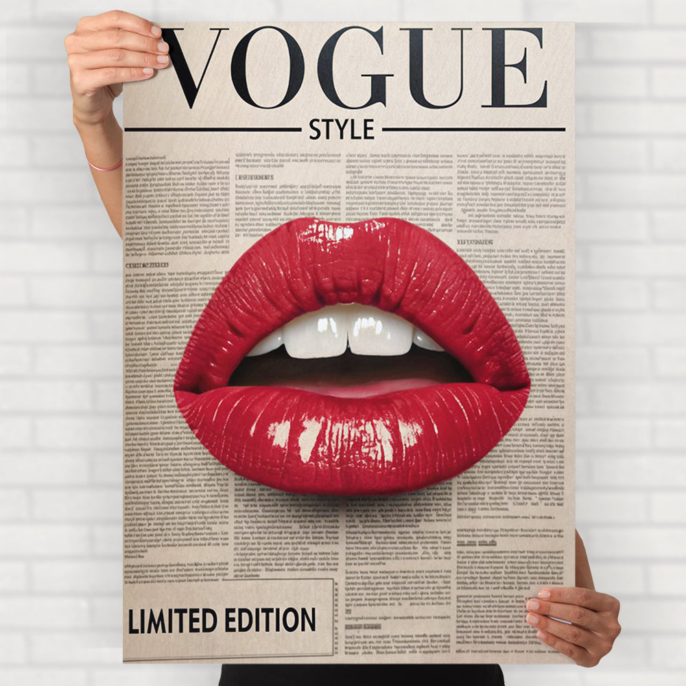 Vogue Newspaper Poster
