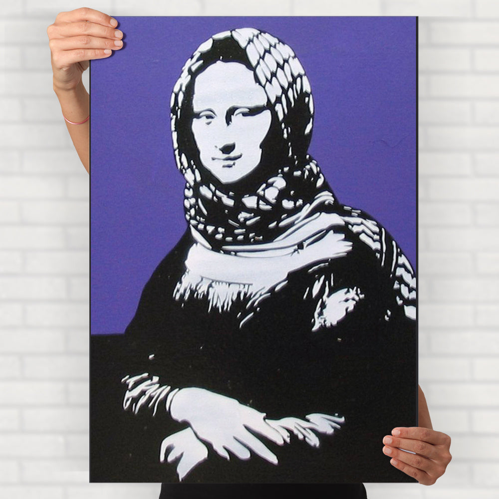 hijabi mona lisa poster