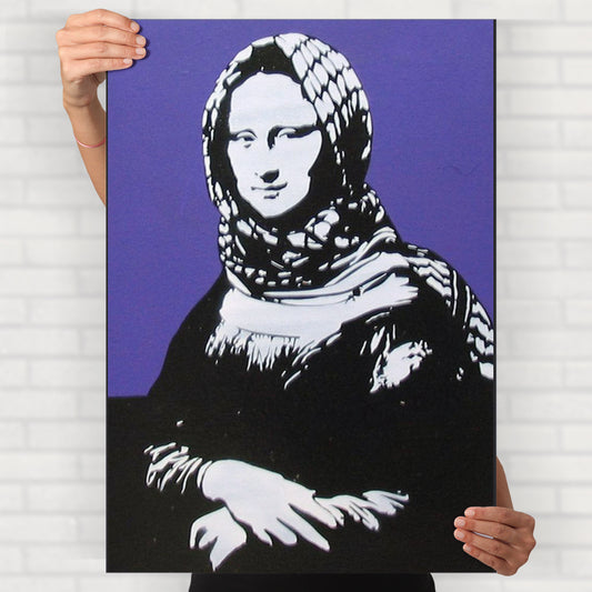 hijabi mona lisa poster
