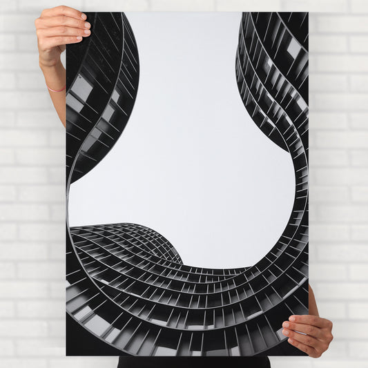 Spiral Building Poster