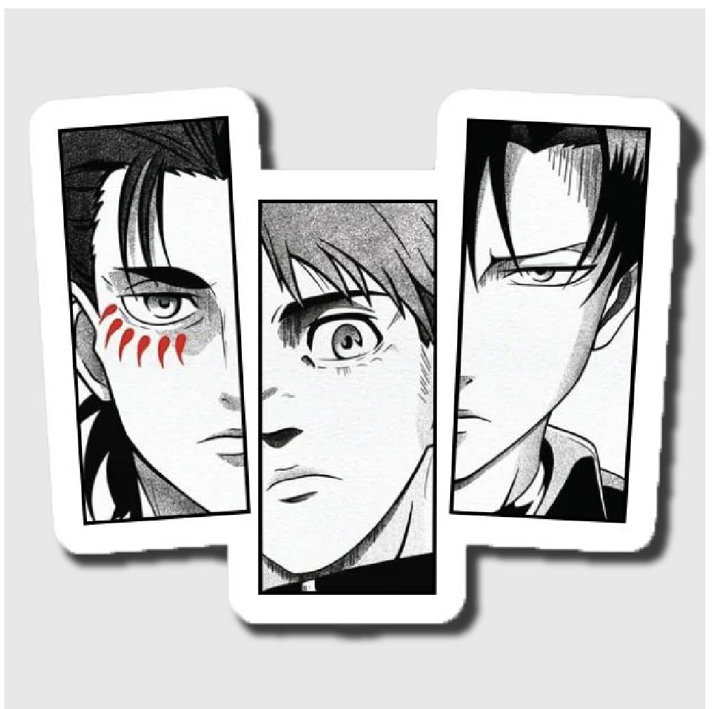 AOT Manga Panel Sticker