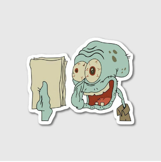 Squidward Meme Sticker