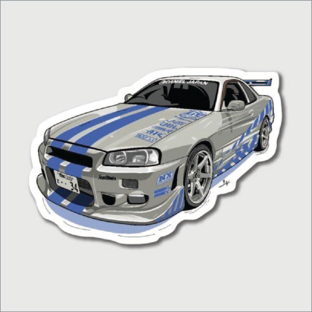 Nissan Skyline Car Sticker