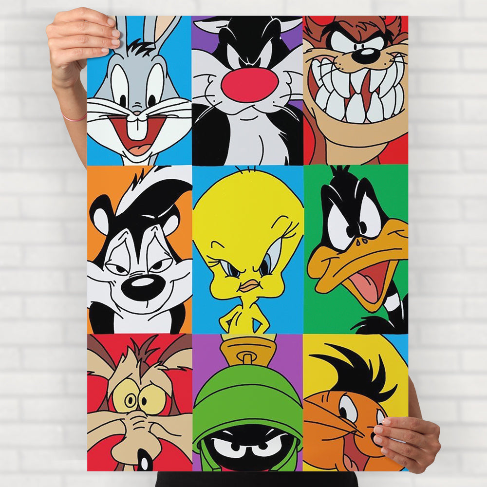 Cartoon Collage Poster