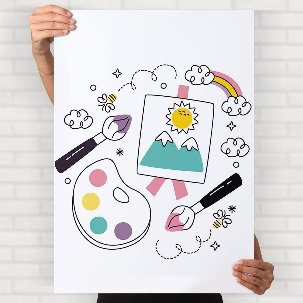 Artistic Doodles Poster