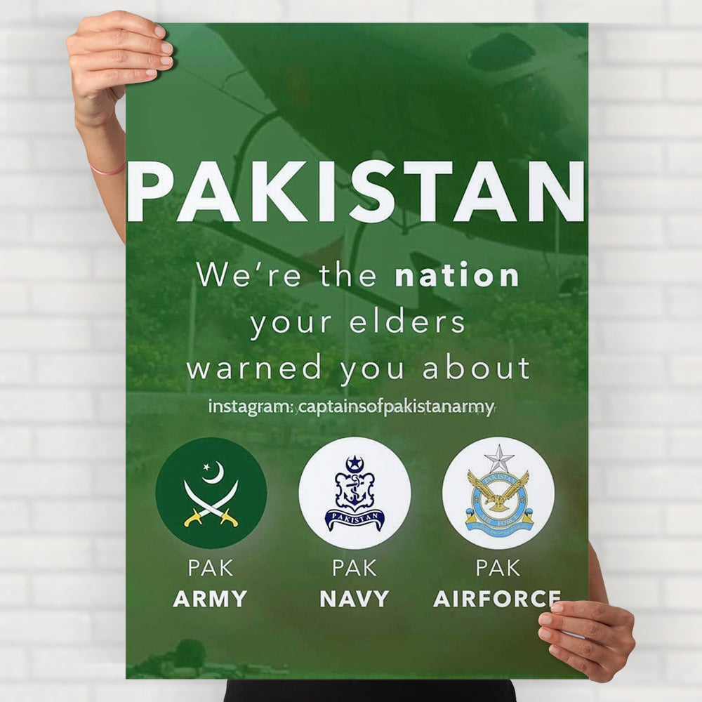 Pakistan Nation Poster