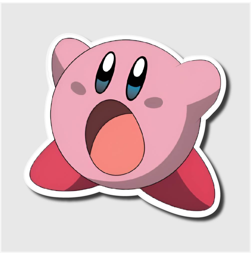 Kirby Pokemon Sticker