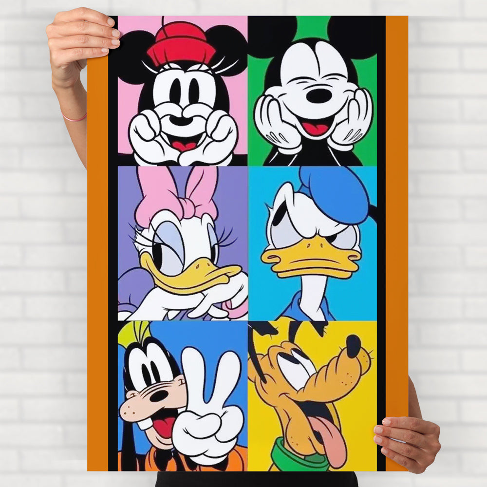 Mickey Mouse Characters PosterMickey Mouse Characters Poster