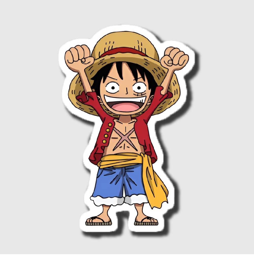 One Piece Luffy Sticker
