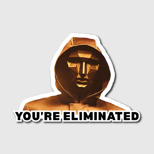 Frontman Youre Eliminated Sticker
