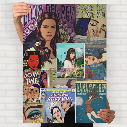 Lana Del Ray Graphic Poster