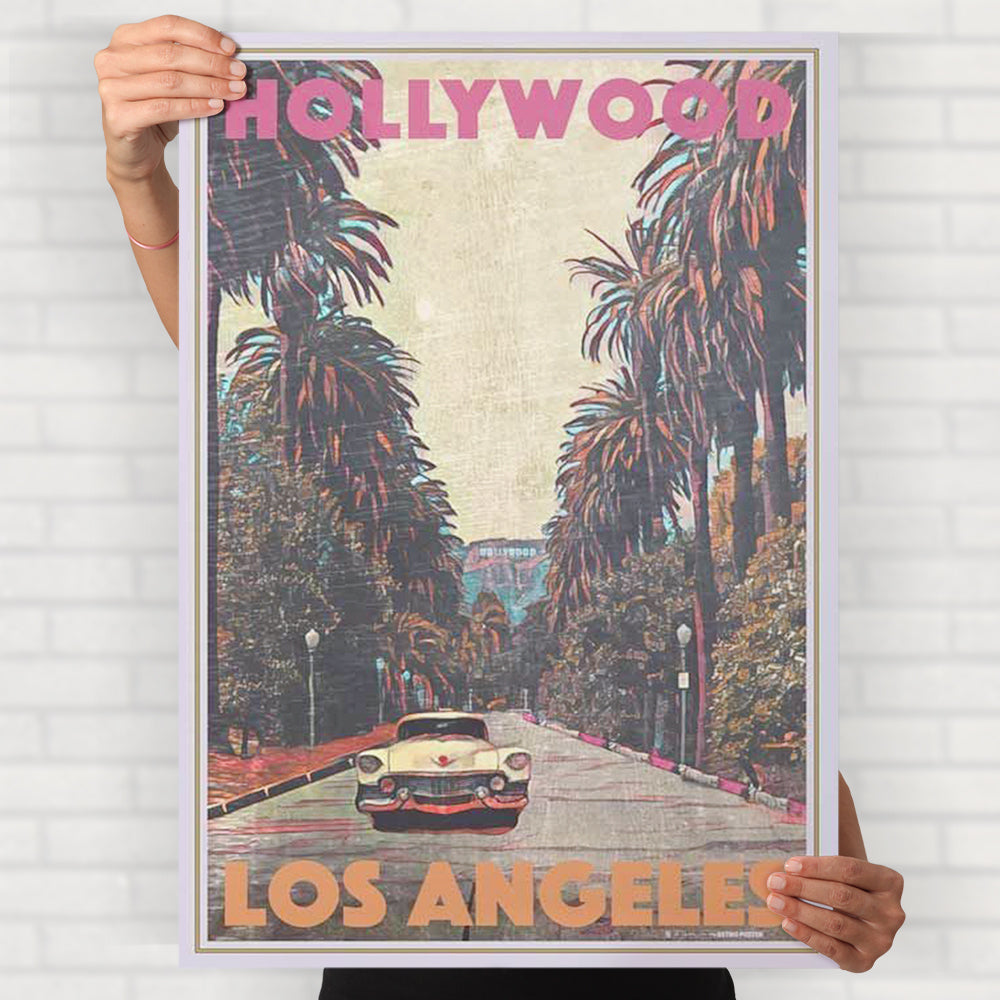 Hollywood LA Poster