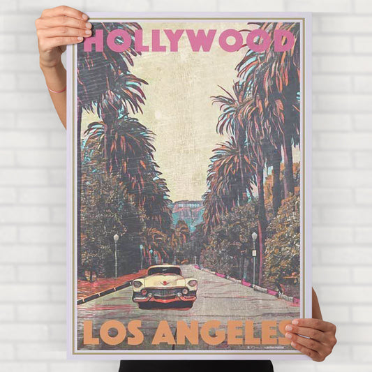 Hollywood LA Poster