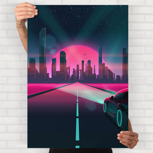 Retro City Poster